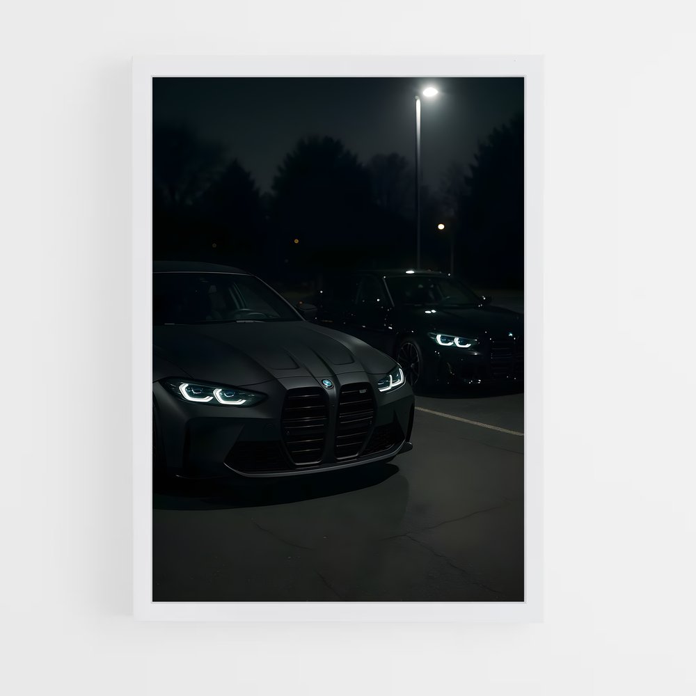 Poster Nuit de Compétition – affiche BMW (vue 3)